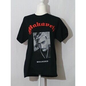 Tupac Makaveli Branded The Don Killuminati Black Tshirt Medium The Day Theory